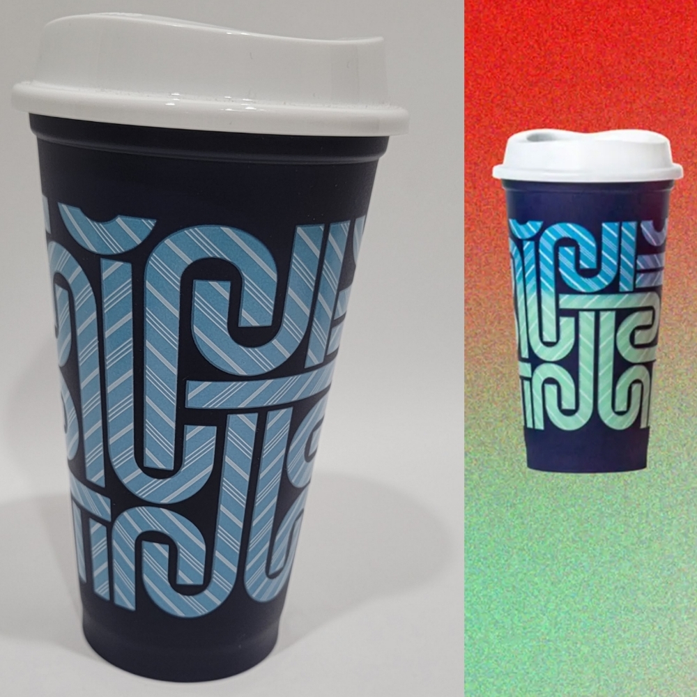 Starbucks reusable color changing hot/cold cup